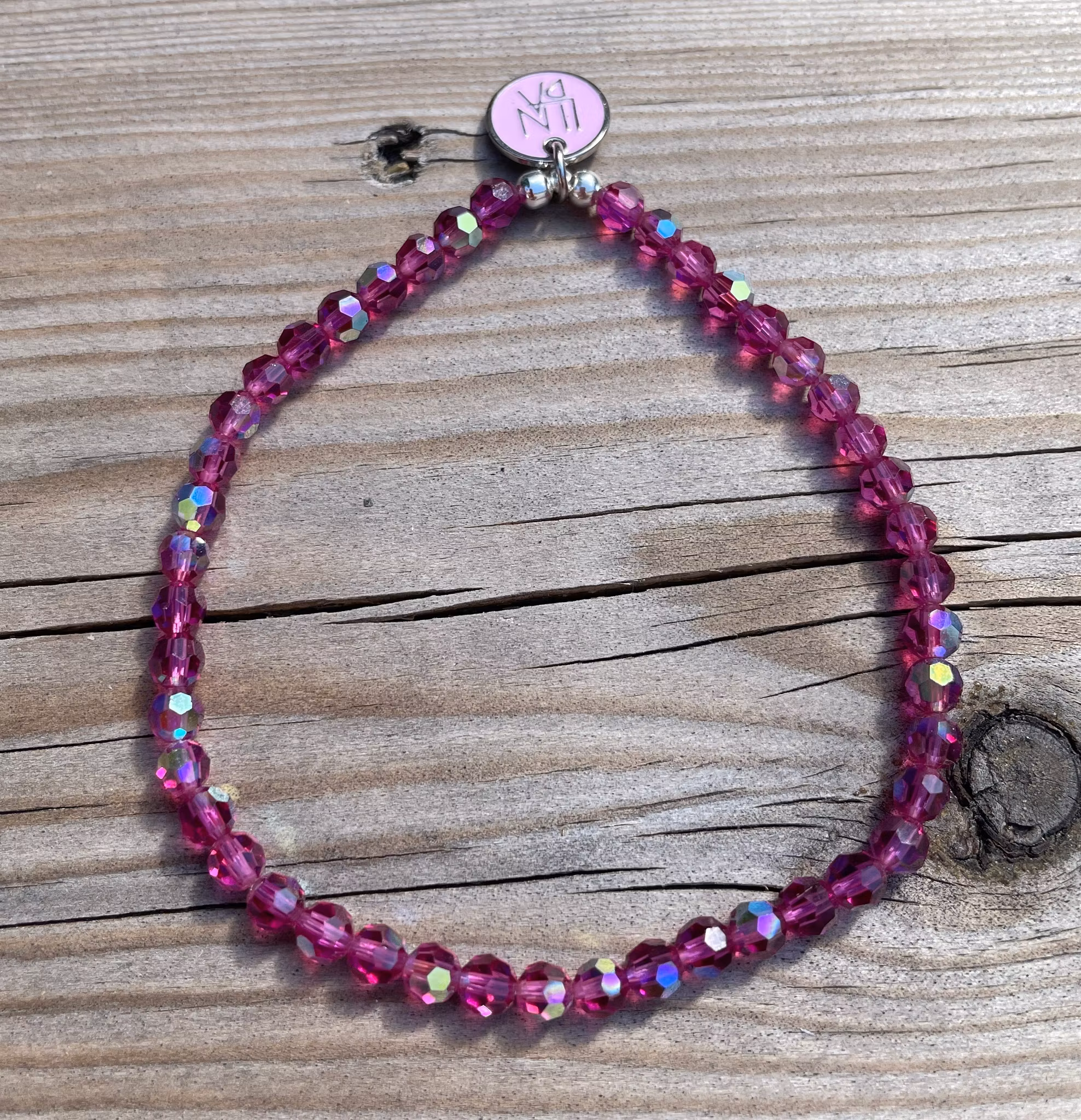 4 mm swarovski, cerise