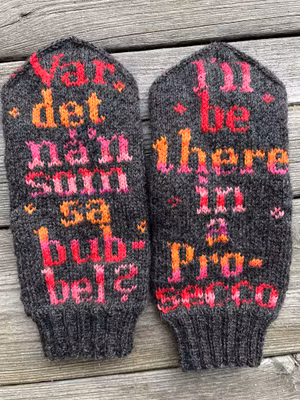 Var det nå’n som sa bubbel?
