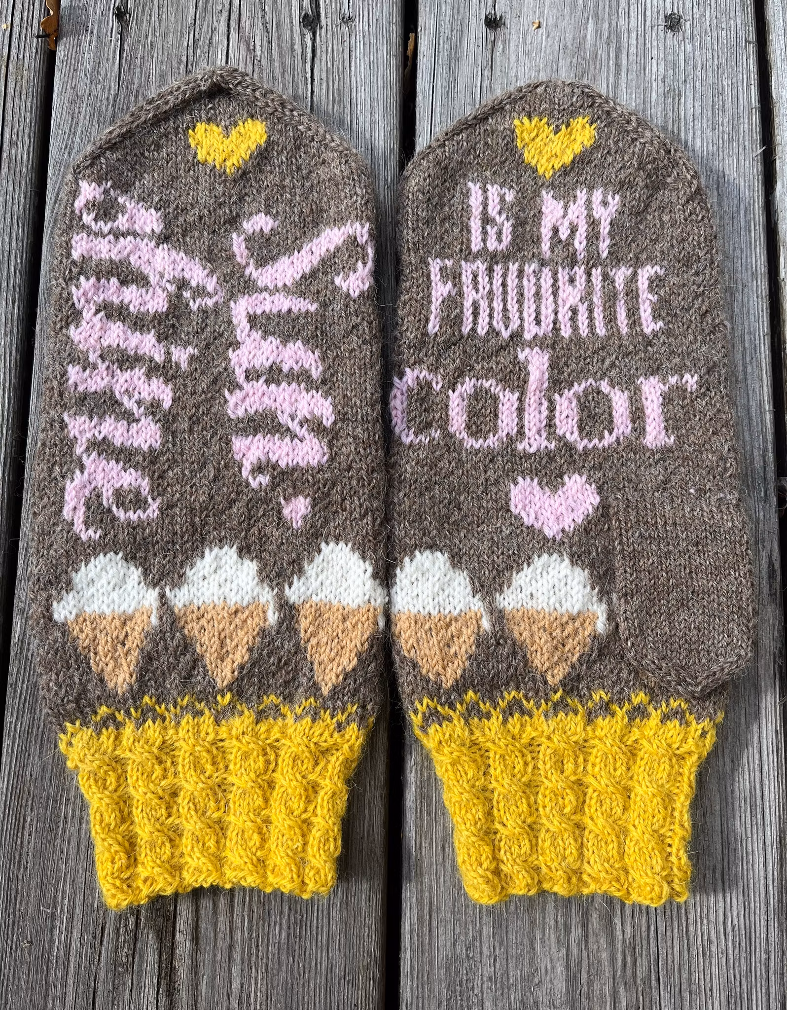 Glassiga vantar, bruna