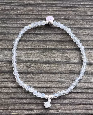 Diamantpärlor med diamantberlock