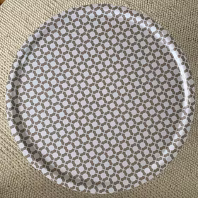 Tray Hiddenshe Beige/white