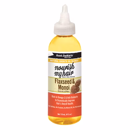Aunt Jackie's Growth Oil nourish my hair Flaxseed & Monoi 118ml