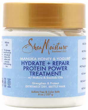 Shea Moisture Manuka Honey & Yogurt Hydrate + Repair Protein Power Treatment 227g