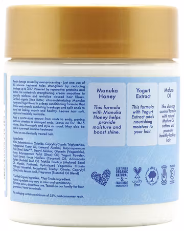 Shea Moisture Manuka Honey & Yogurt Hydrate + Repair Protein Power Treatment 227g