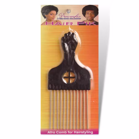 Afro hår kam (metall)