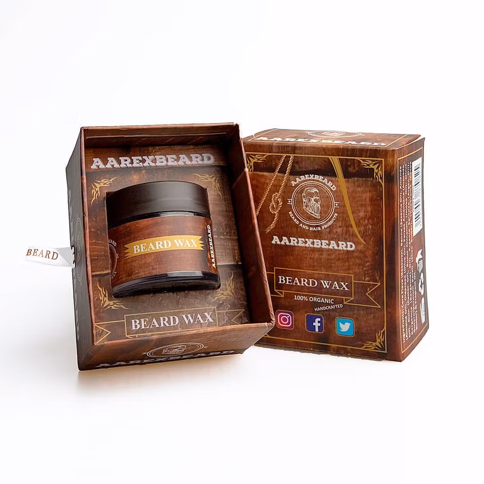AAREXBEARD 100% Organic Beard Wax - 50ml