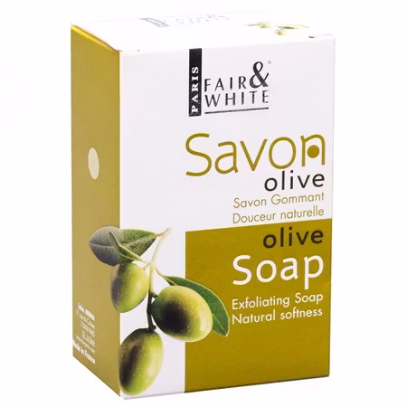 Fair & White Olive Exfoliating Soap 200g