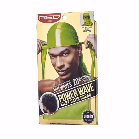 RED By Kiss: Power Wave DUO Durag -Green