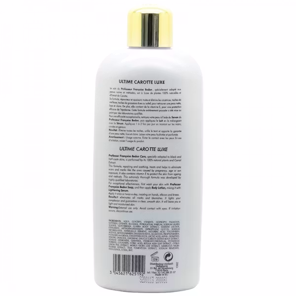 Pr. Francoise Bedon Ultimate Carotte Luxe Lightening Lotion 500ml