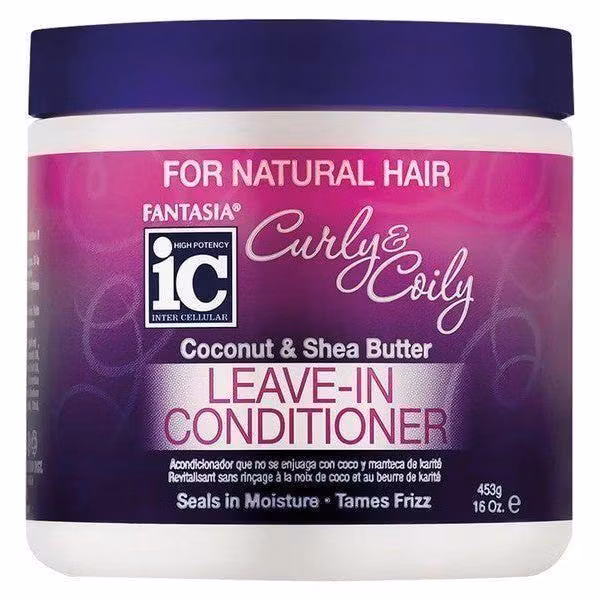 ic Fantasia Curly & Coily Coconut & Shea Butter Leave-in Conditioner 453g
