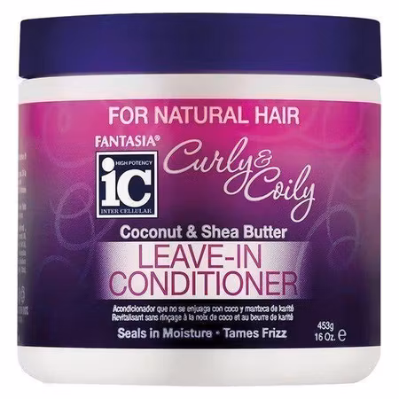 ic Fantasia Curly & Coily Coconut & Shea Butter Leave-in Conditioner 453g