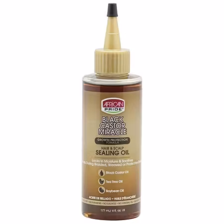 African Pride Black Castor Miracle Hair & Scalp Sealing Oil 177ml
