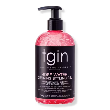 Tgin Rosewater Curl Defining Gel 13oz