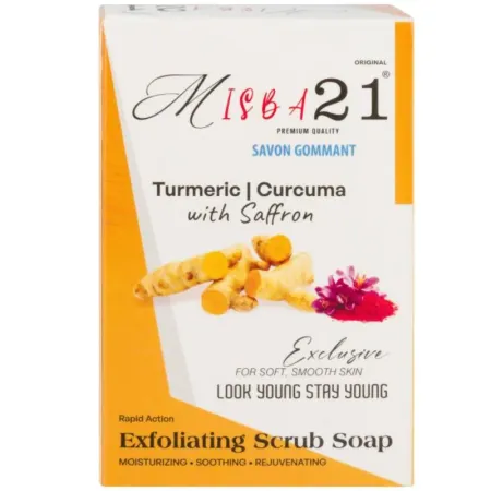 Misba 21 Exfoliating Scrub Soap  With Turmeric 200g