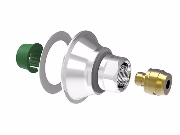 Kopplingsbricka V6 Blå - Dy 15x2,5