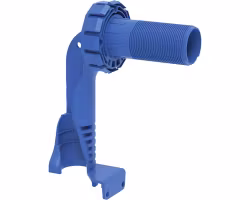 Bockfixtur V6 Blå för alla rör-i-rör med 25mm skyddsrör