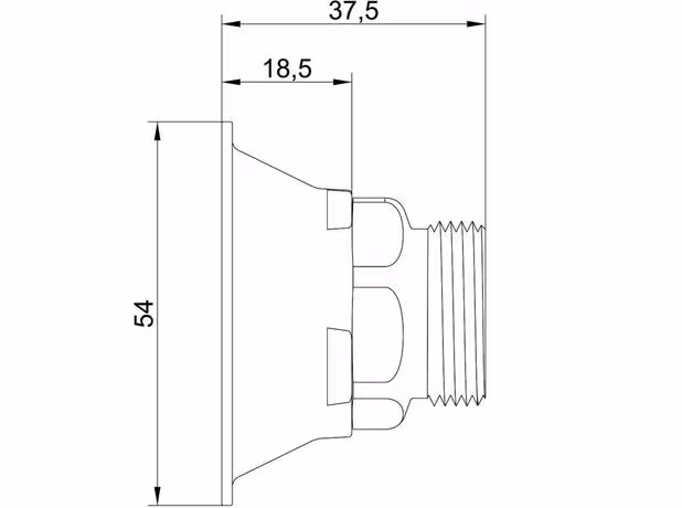 Blandarfäste V6 Blå 150cc