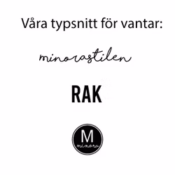 Tumvantar med namn - Svarta