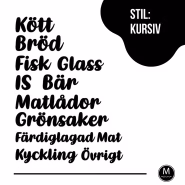 Etiketter till tvättkorg