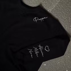 Mormor sweatshirt med barnbarnens namn