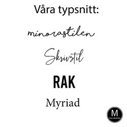 Babymössa med namn