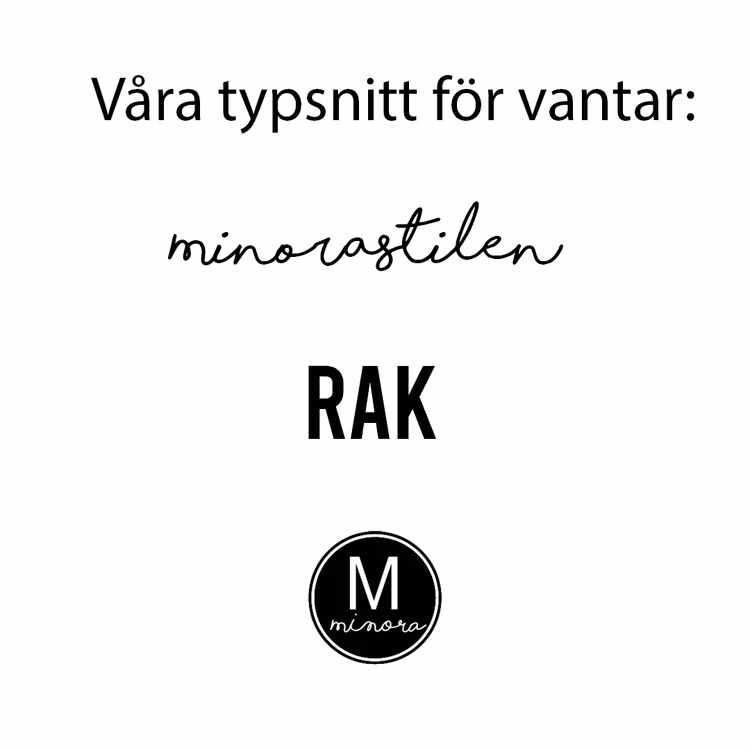 Vantar med namn 2-pack