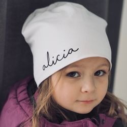 Personlig mössa - Svart eller Vit