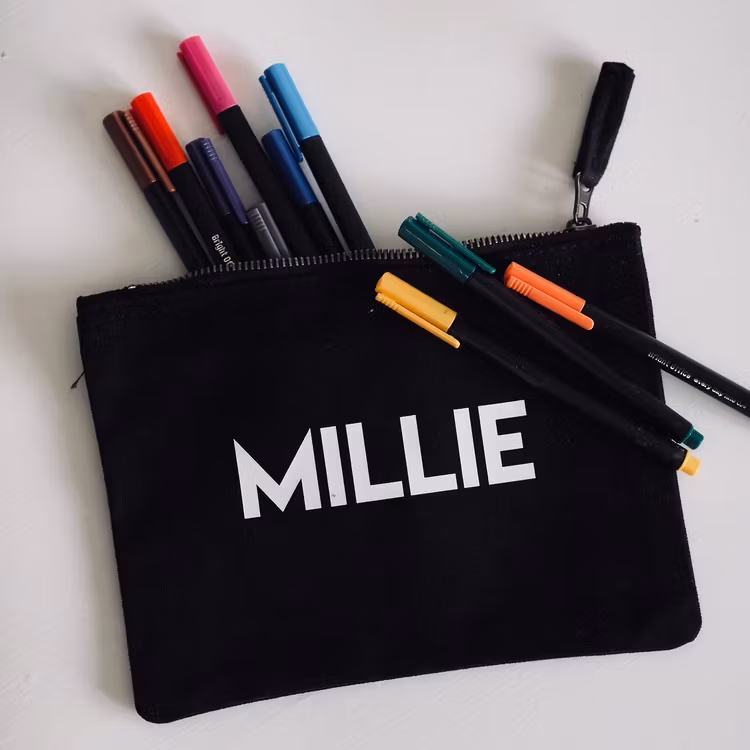 Personligt pennfodral - Kvadrat