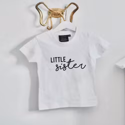 Syskon t-shirt - Vit