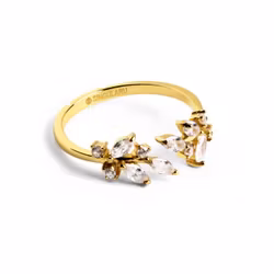 Ring "Flowers" - Guld