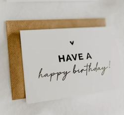 Happy Birthday - Grattiskort