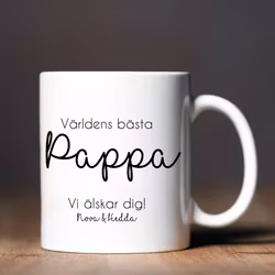 Kaffekopp PAPPA - Vi älskar dig
