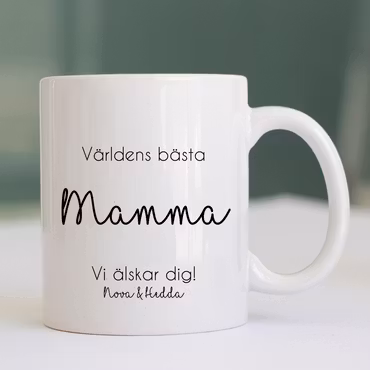 Kaffekopp MAMMA - Vi älskar dig