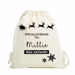 Personlig julklappssäck