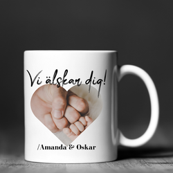 Mugg med bild - Vi älskar dig