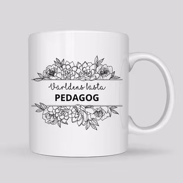Mugg - Världens bästa pedagog
