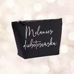 Necessär med egen text - Skrivstil