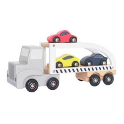 Trailer med bilar i trä