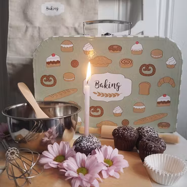 Bakset för barn i väska