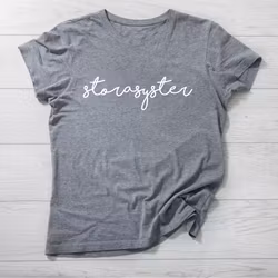 T-shirt med text - Storasyster (stlk 100)