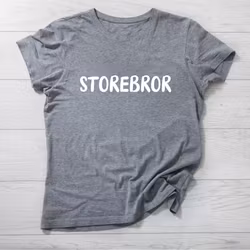 T-shirt med text - Storebror (stlk 100)