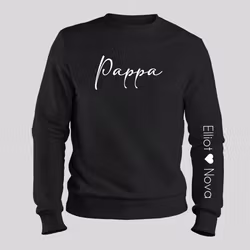 Pappa tröja med barnens namn