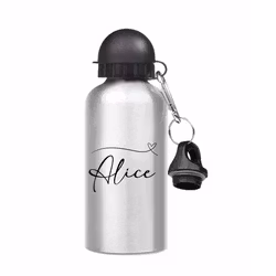 Personlig vattenflaska barn - Namn & hjärta