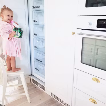 Etiketter till frys - Kursiv/Rak