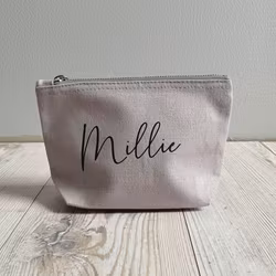 Necessär grå med namn - Small