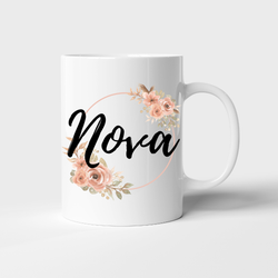 Personlig mugg med namn i skrivstil