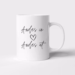 Kaffemugg - Andas in, Andas ut