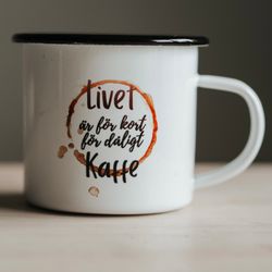 Emaljmugg - Gott kaffe
