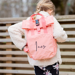 Ryggsäck mini med namn - Rosa