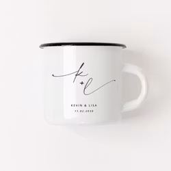 Emaljmugg - Bröllop/Kärlek